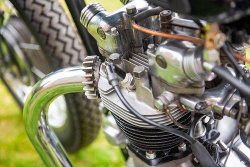 1954 Triumph T100 Pre-Unit Bobber Custom à vendre (picture 70 of 102)