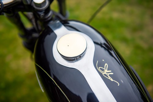 1954 Triumph T100 Pre-Unit Bobber Custom à vendre (picture 58 of 102)