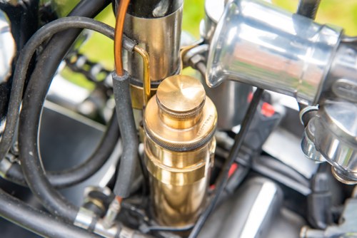 1954 Triumph T100 Pre-Unit Bobber Custom à vendre (picture 89 of 102)