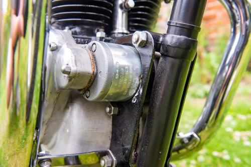 1954 Triumph T100 Pre-Unit Bobber Custom à vendre (picture 80 of 102)