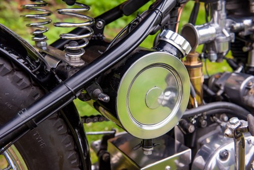 1954 Triumph T100 Pre-Unit Bobber Custom à vendre (picture 76 of 102)