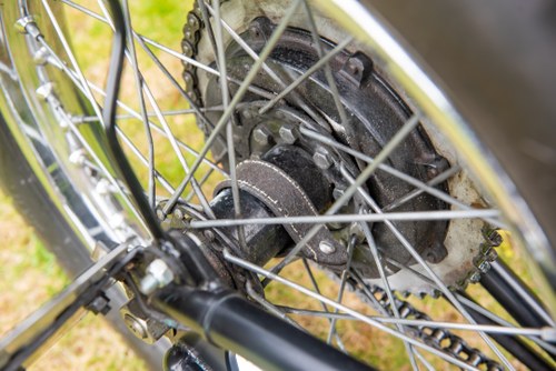 1954 Triumph T100 Pre-Unit Bobber Custom à vendre (picture 38 of 102)