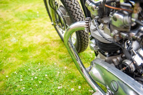 1954 Triumph T100 Pre-Unit Bobber Custom à vendre (picture 71 of 102)