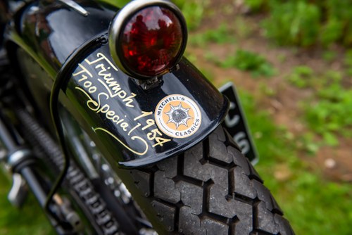 1954 Triumph T100 Pre-Unit Bobber Custom à vendre (picture 46 of 102)