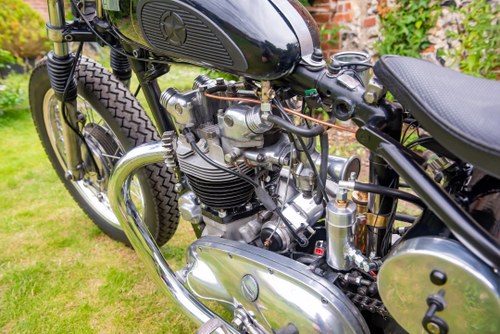1954 Triumph T100 Pre-Unit Bobber Custom à vendre (picture 86 of 102)