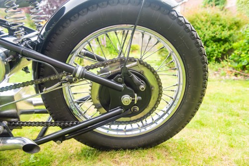 1954 Triumph T100 Pre-Unit Bobber Custom à vendre (picture 39 of 102)