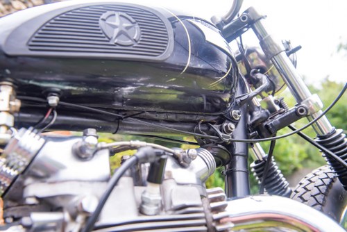 1954 Triumph T100 Pre-Unit Bobber Custom à vendre (picture 78 of 102)