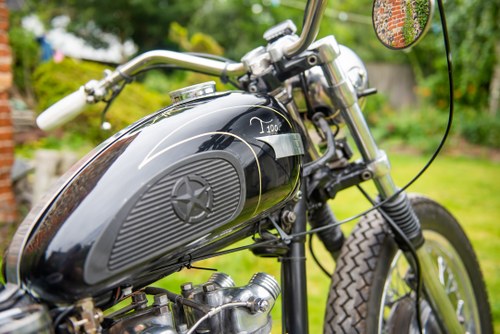 1954 Triumph T100 Pre-Unit Bobber Custom à vendre (picture 60 of 102)