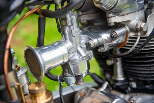 1954 Triumph T100 Pre-Unit Bobber Custom à vendre (picture 63 of 102)