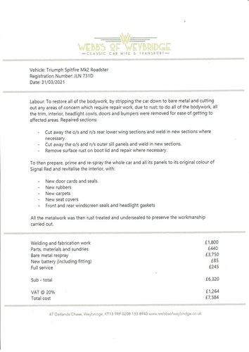 1966 Triumph Spitfire zum Verkauf (Bild 153 von 155)