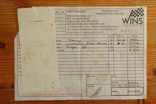 1968 Triumph Spitfire MkIII For Sale (picture 211 of 215)