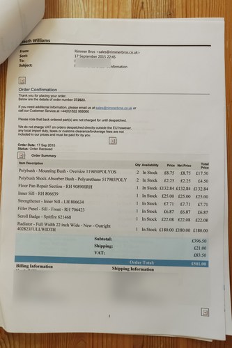 1968 Triumph Spitfire MkIII For Sale (picture 202 of 215)