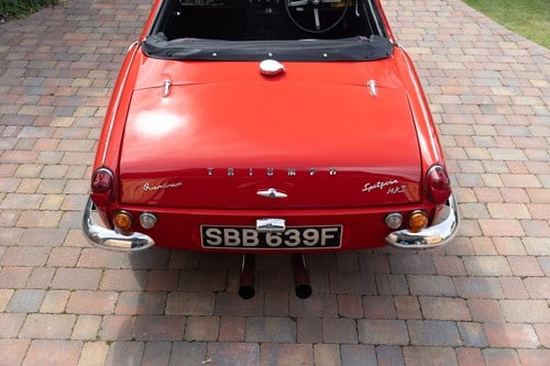 1968 Triumph Spitfire Mk3 In vendita (immagine 116 di 259)