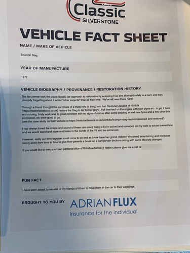 1977 Triumph Stag En venta (imagen 205 de 208)