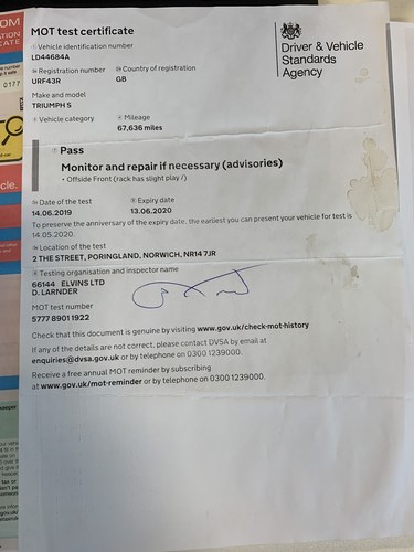 1977 Triumph Stag En venta (imagen 206 de 208)