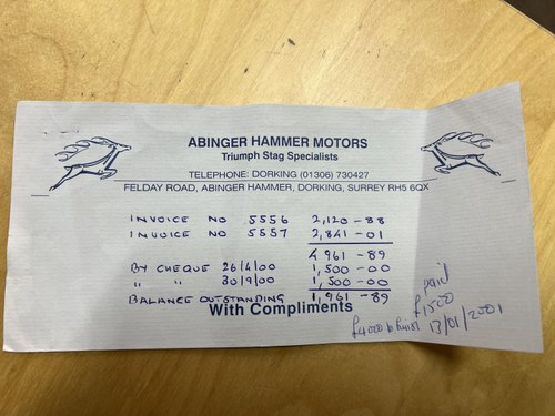 1972 Triumph Stag Mk1 Automatic For Sale (picture 75 of 90)