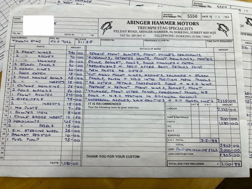 1972 Triumph Stag Mk1 Automatic For Sale (picture 79 of 90)