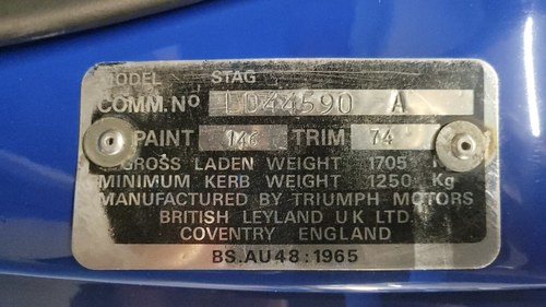 1977 Triumph Stag Te koop (foto 65 van 80)