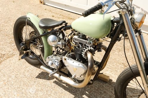 1949 Triumph T100/650 Thunderbird ‘Bobber’ zum Verkauf (Bild 72 von 110)