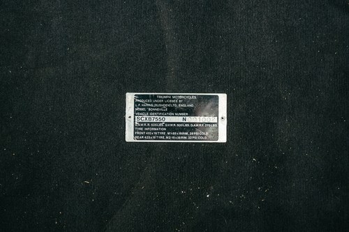 1987 Triumph Tiger 750 (TR7V “Les Harris”) For Sale (picture 117 of 121)