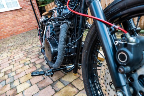 1965 Triumph Tiger T90 Bobber Custom à venda (imagem 48 de 98)