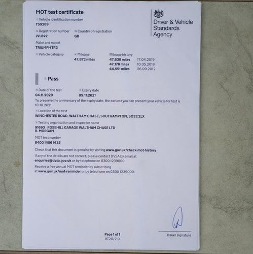 1956 Triumph TR3 à venda (imagem 174 de 192)