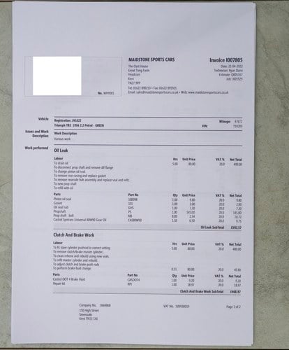 1956 Triumph TR3 à venda (imagem 182 de 192)