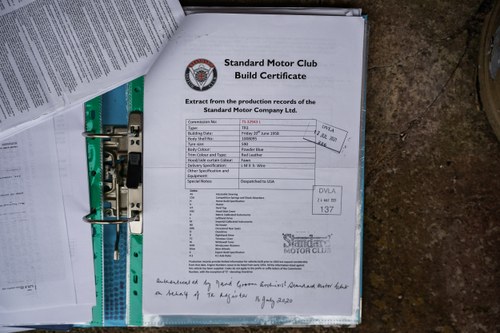 1958 Triumph TR3A Roadster RHD For Sale (picture 229 of 249)