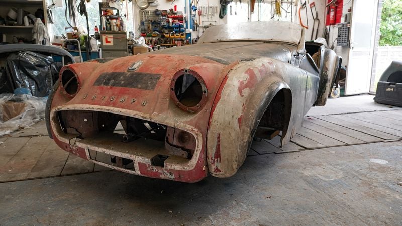1959 Triumph TR3S - Remains of Iconic Le Mans Racer #25 For Sale (picture 1 of 242)