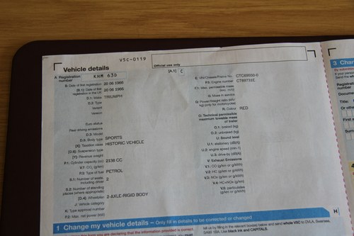 1966 Triumph TR4A For Sale (picture 147 of 157)