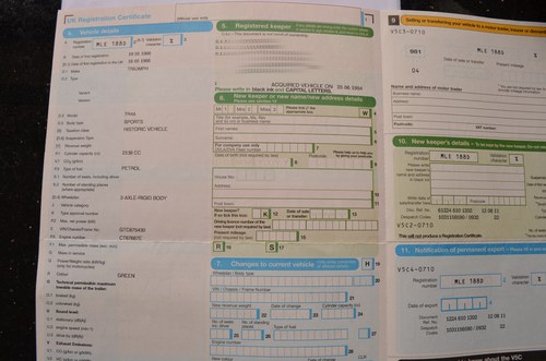 1966 Triumph TR4A IRS à vendre (picture 57 of 59)