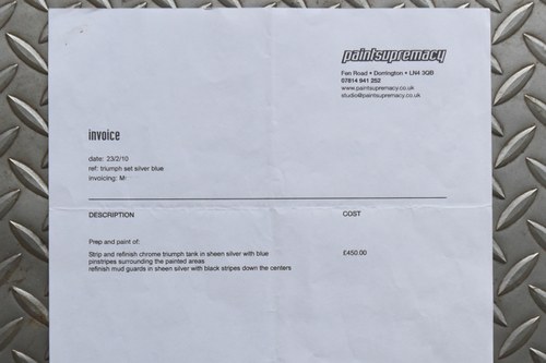 1950 Triumph Trophy TR5 500 zum Verkauf (Bild 87 von 89)