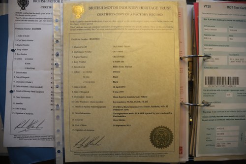 1973 Triumph TR6 PI En venta (imagen 115 de 155)