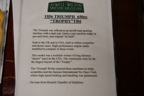 1956 Triumph In vendita (immagine 49 di 53)