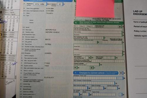 1956 Triumph In vendita (immagine 51 di 53)