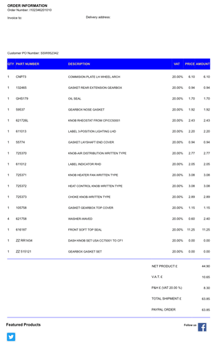 1972 Triumph TR6 (LHD) In vendita (immagine 116 di 117)