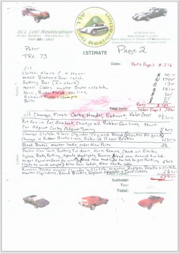 1973 Triumph TR6 (LHD) Te koop (foto 93 van 119)