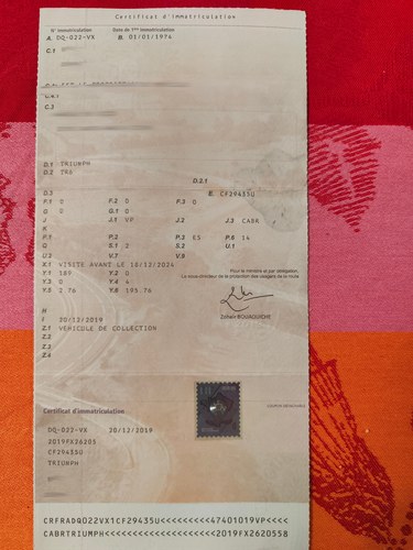1974 Triumph TR6 à vendre (picture 197 of 204)