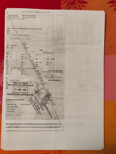 1974 Triumph TR6 à vendre (picture 202 of 204)