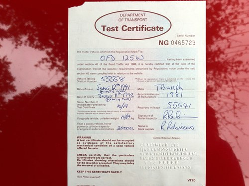 1980 Triumph TR7 Convertible Te koop (foto 141 van 151)