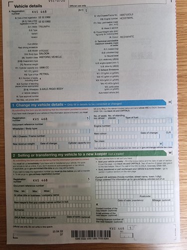 1962 Triumph Vitesse à vendre (picture 126 of 134)