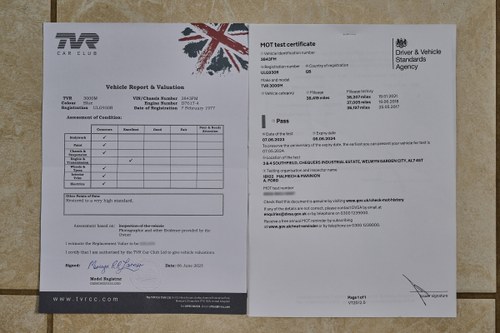 1977 TVR 3000 M Te koop (foto 173 van 183)