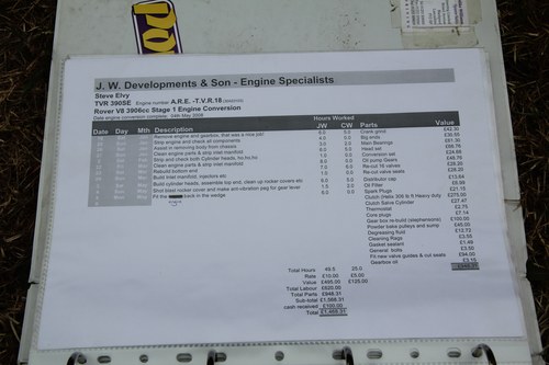 1985 TVR 390se In vendita (immagine 91 di 97)