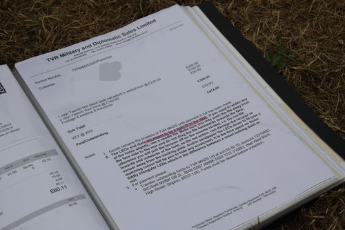 1985 TVR 390se In vendita (immagine 93 di 97)