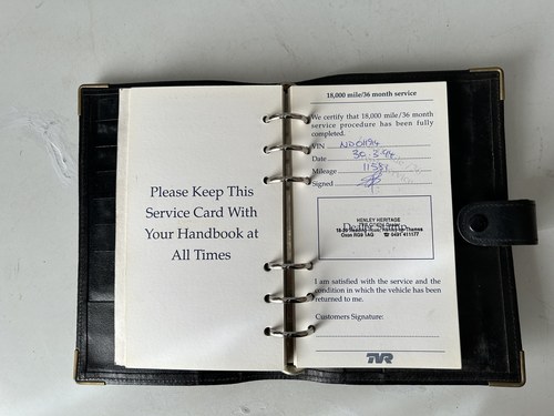 1992 TVR Griffith 400 Pre-cat In vendita (immagine 112 di 120)