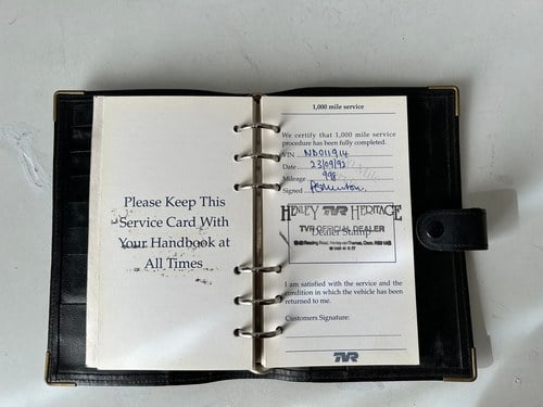 1992 TVR Griffith 400 Pre-cat In vendita (immagine 114 di 120)