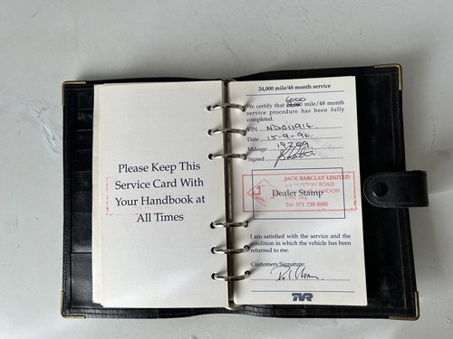 1992 TVR Griffith 400 Pre-cat In vendita (immagine 118 di 120)