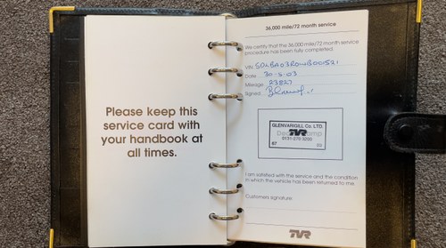 1998 TVR Chimaera 450 En venta (imagen 92 de 105)