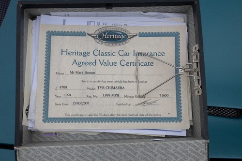 1994 TVR chimaera En venta (imagen 108 de 126)