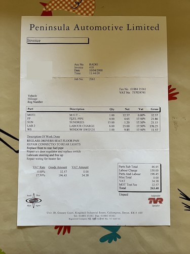 1993 TVR Griffith zum Verkauf (Bild 213 von 221)